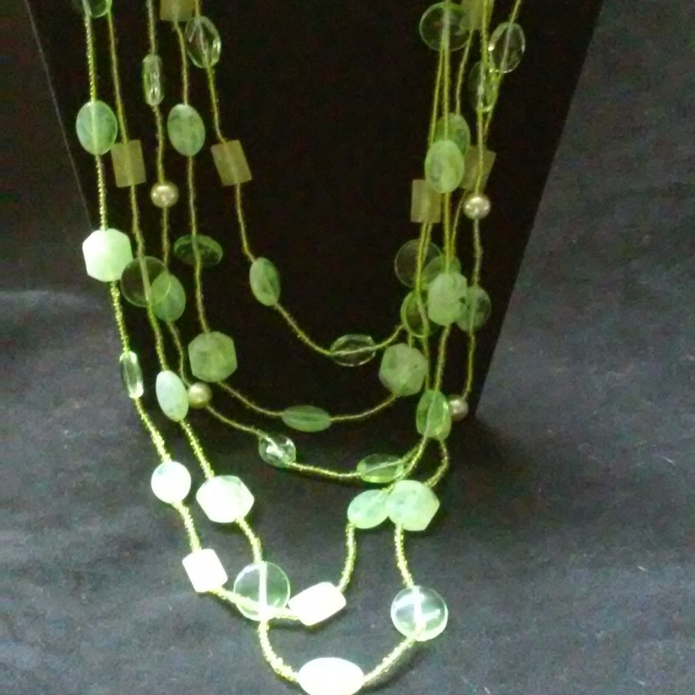 Aqua Green Bauble Necklace by Coral